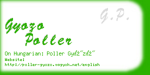 gyozo poller business card